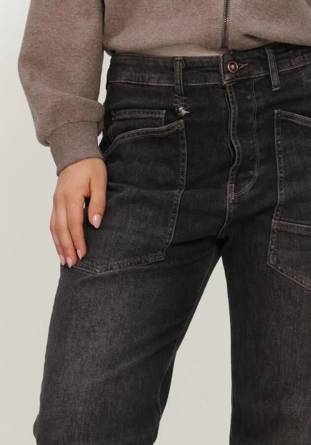 MAC Dames Jeans 0361l Authentic Comfort Denim Baggy Relaxed Fit Donkergrijs-32 - Foto 3
