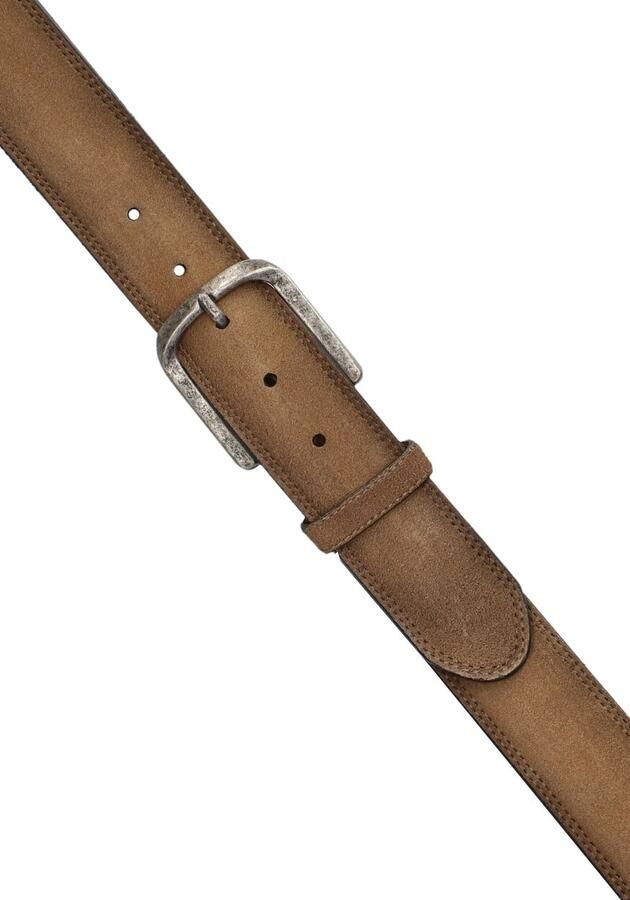 Magnanni Taupe Suede Heren Riem 75202 Beige Heren