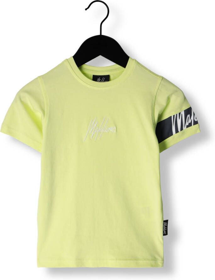 MALELIONS Jongens Polo's & T-shirts T-shirt X Geel