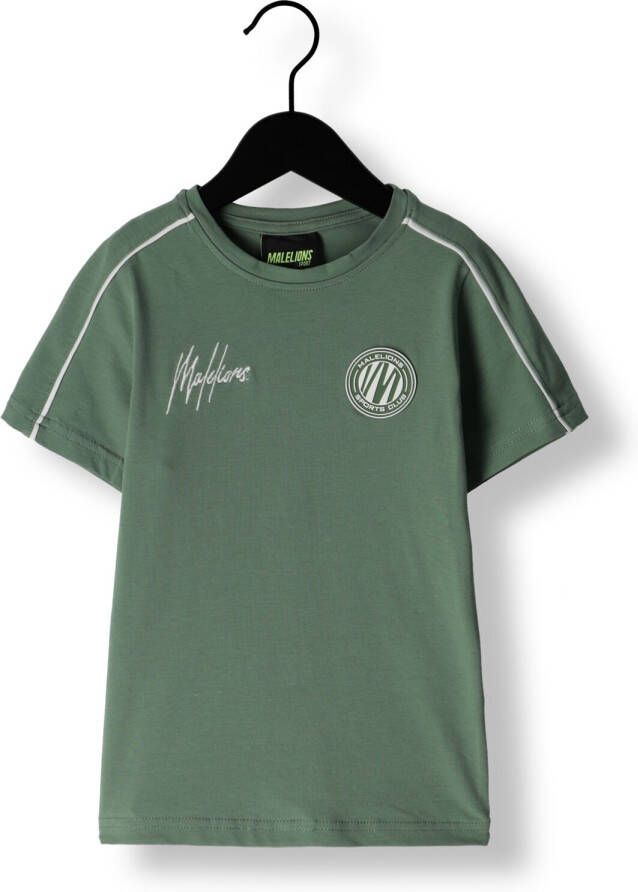 MALELIONS Jongens Polo's & T-shirts T-shirt Groen