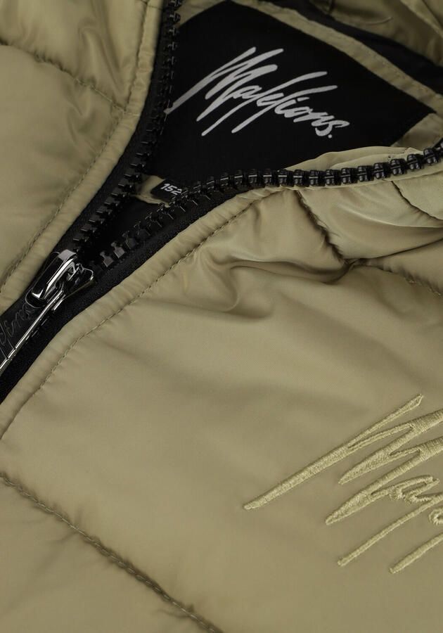 lions gewatteerde winterjas Donn saliegroen - Foto 2