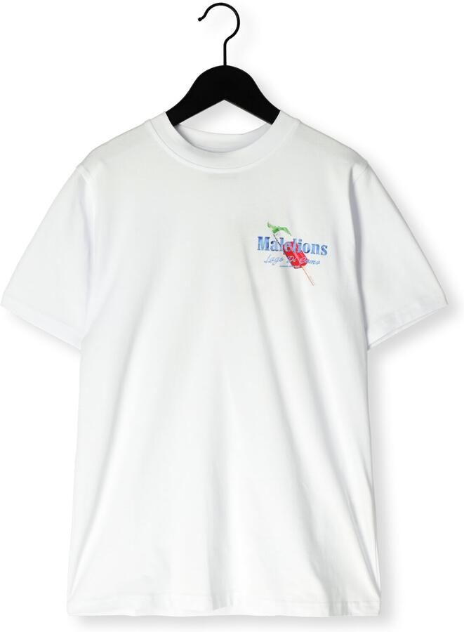 MALELIONS Jongens Polo's & T-shirts Gelato T-shirt Wit
