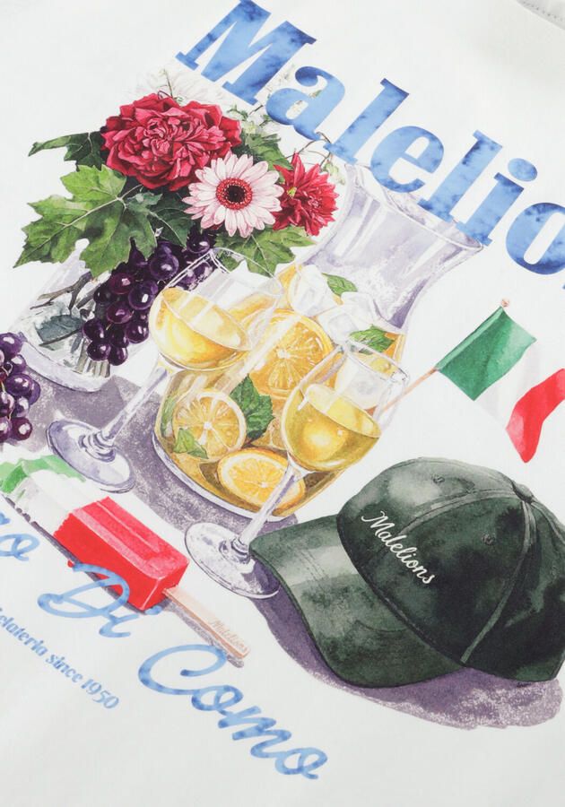MALELIONS Jongens Polo's & T-shirts Gelato T-shirt Wit - Foto 4