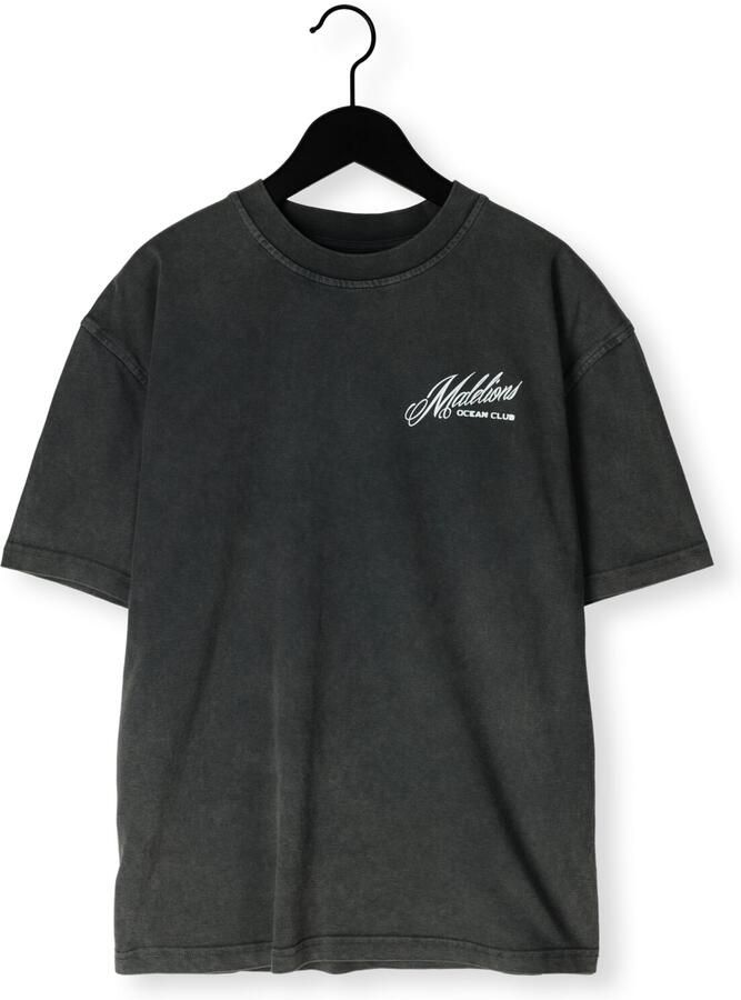 MALELIONS Jongens Polo's & T-shirts Relaxed Yacht T-shirt Antraciet