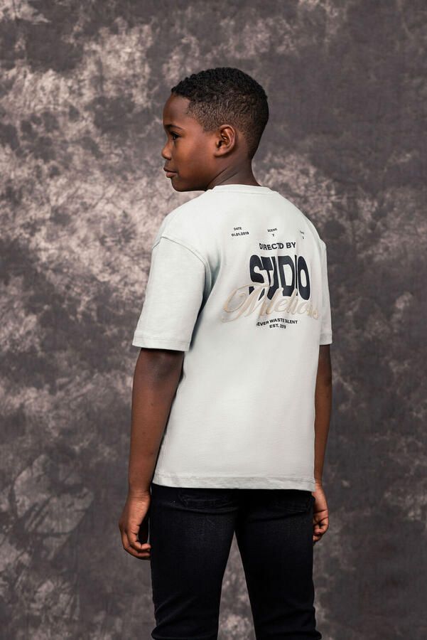 MALELIONS Jongens Polo's & T-shirts Studio T-shirt Mint - Foto 2