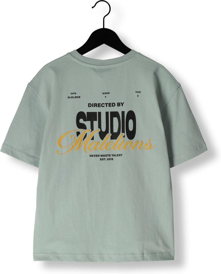 MALELIONS Jongens Polo's & T-shirts Studio T-shirt Mint