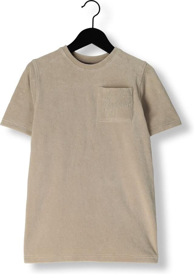 MALELIONS Jongens Polo's & T-shirts Towelling T-shirt Taupe - Foto 2