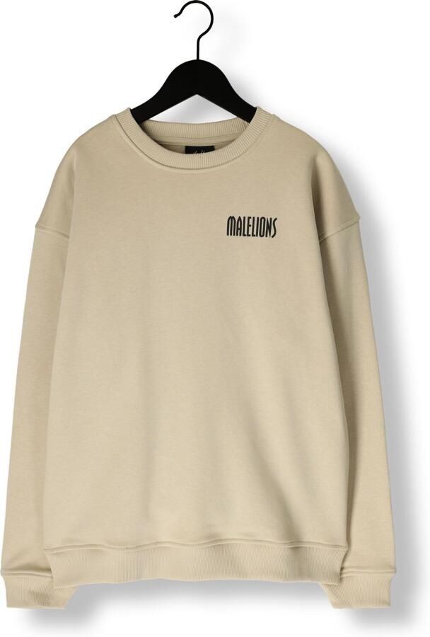 MALELIONS Jongens Truien & Vesten Hollywood Map Sweater Zand - Foto 3