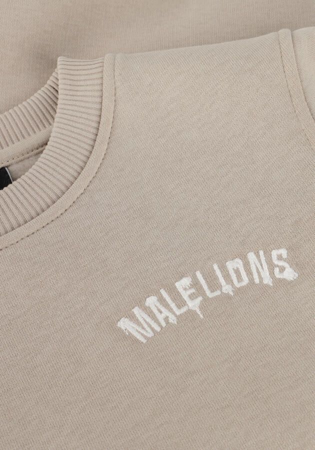 MALELIONS Jongens Truien & Vesten Paint Sweater Beige - Foto 3