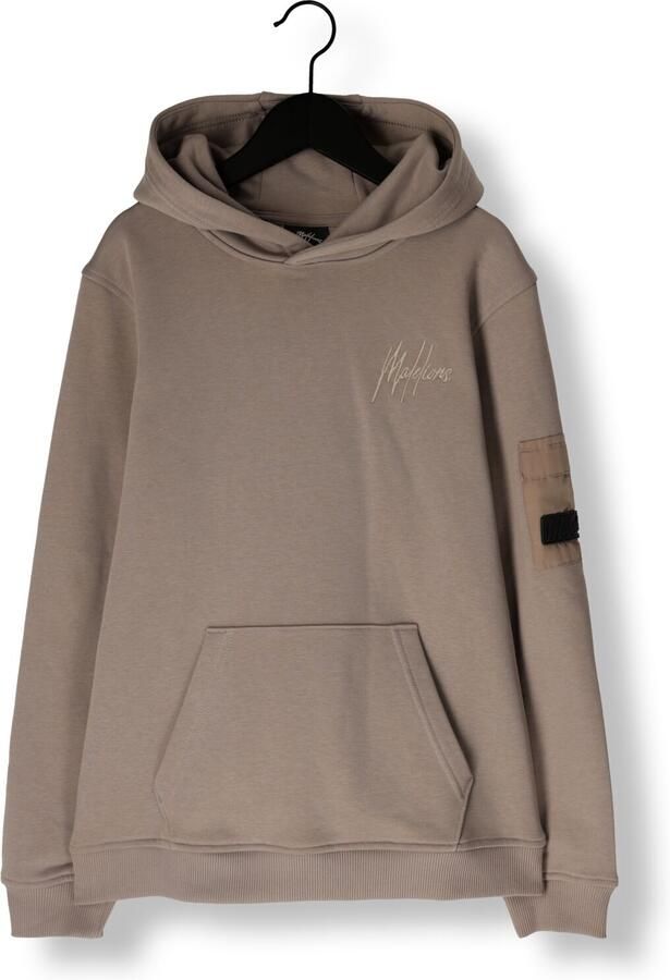 MALELIONS Jongens Truien & Vesten Pocket Hoodie Taupe - Foto 4