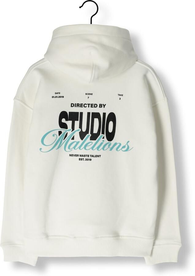 MALELIONS Jongens Truien & Vesten Studio Hoodie Creme