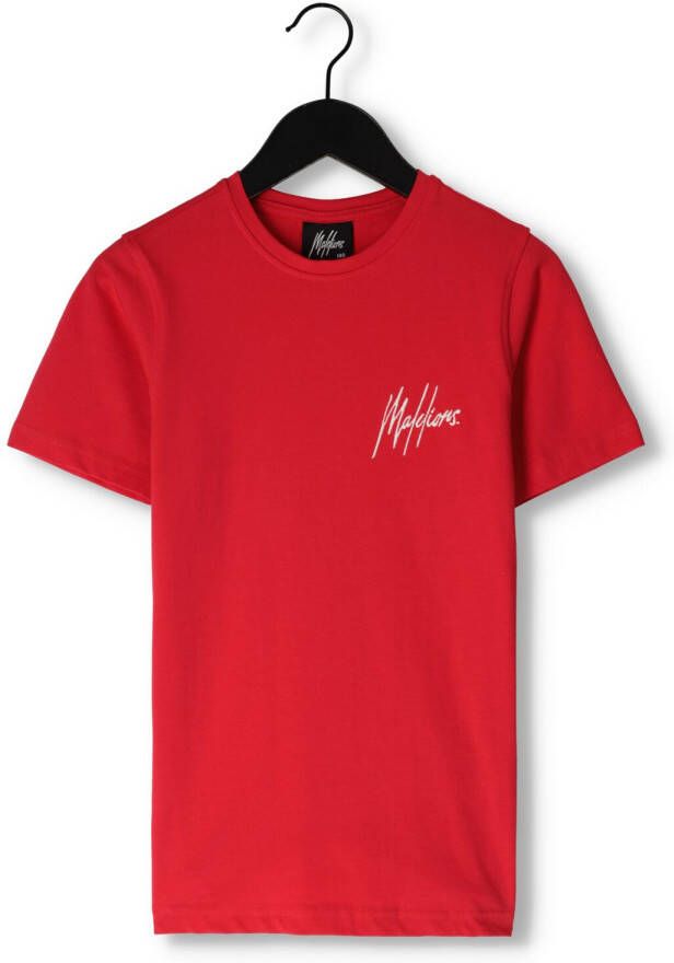 MALELIONS Jongens Polo's & T-shirts T-shirt Rood