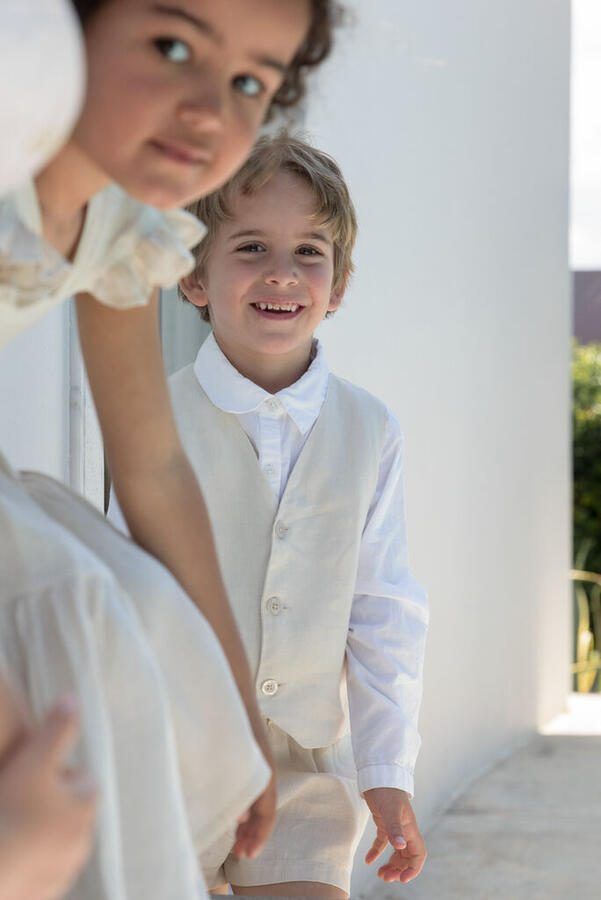MARMAR COPENHAGEN Jongens Truien & Vesten Jalfa Ecru - Foto 3