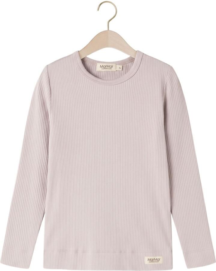 MARMAR COPENHAGEN Jongens Polo's & T-shirts Plain Tee Ls Lichtroze - Foto 2