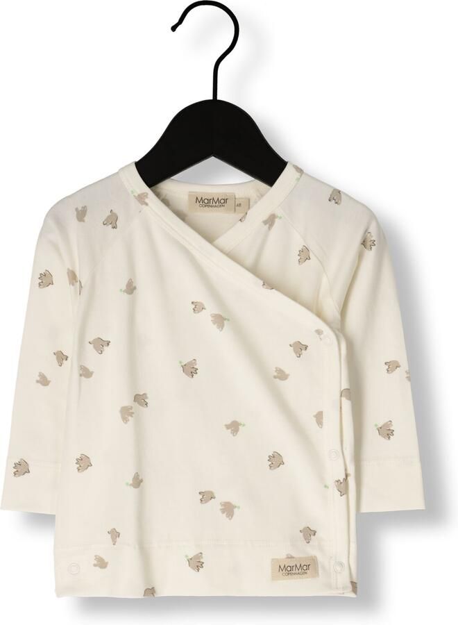 MARMAR COPENHAGEN Meisjes Tops & T-shirts Tuti Wrap Ls Ecru - Foto 2