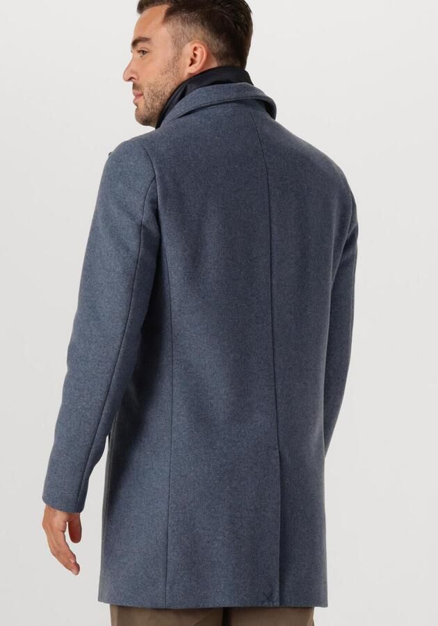 Matinique Lange jas met opstaande kraag model 'Harvey'