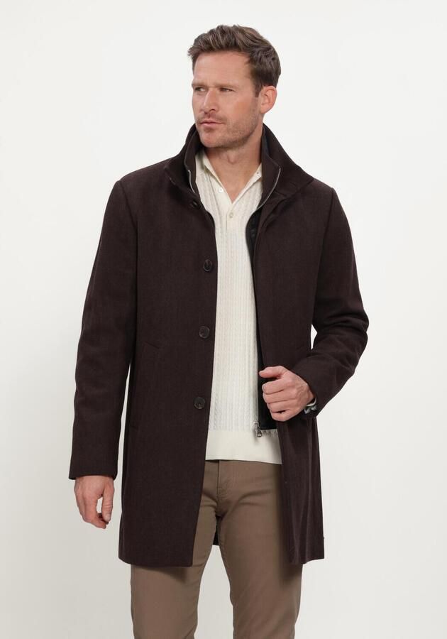 Matinique Regular fit lange jas van katoenmix met viscose