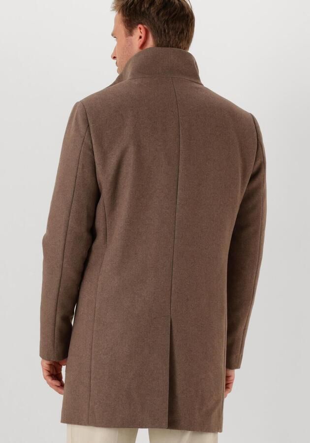 Matinique Lange jas met opstaande kraag model 'Harvey'