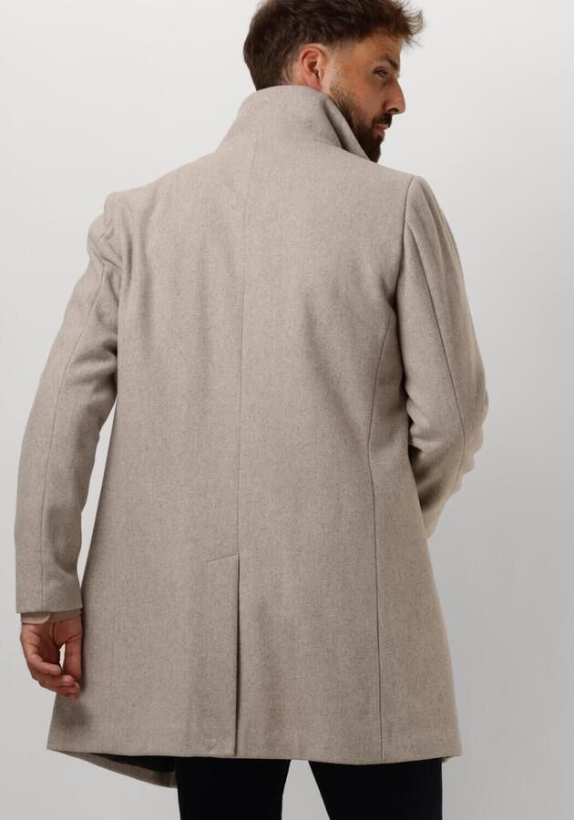 Matinique Lange jas met opstaande kraag model 'Harvey'