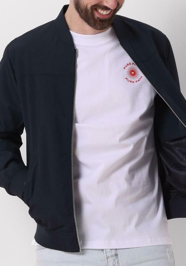 Matinique bomberjack MAclay van gerecycled polyester dark navy - Foto 4