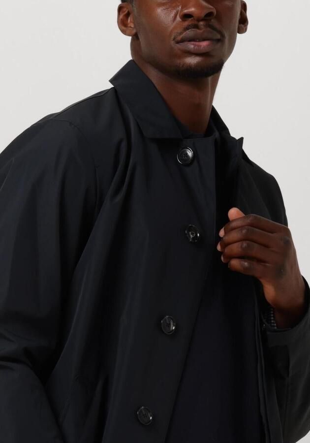Matinique Lange jas met verborgen knoopsluiting model 'miles' - Foto 3