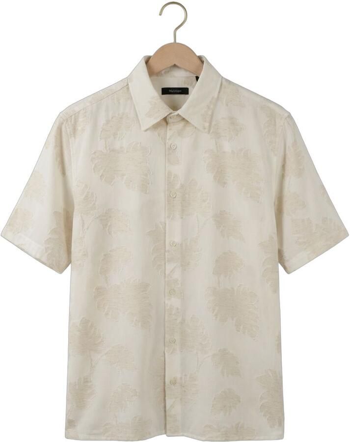 Matinique Regular fit vrijetijdsoverhemd van een mix van viscose en linnen model 'Klampo' - Foto 2