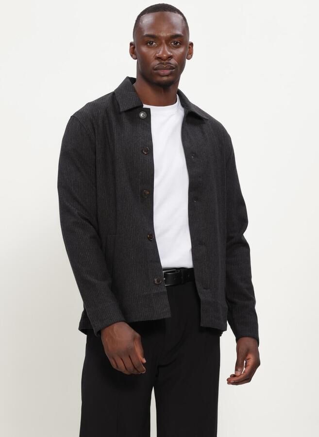 MATINIQUE Heren Overshirts Maorignal Donkergrijs