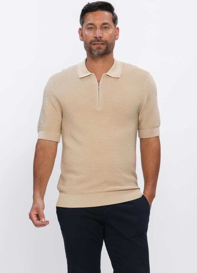 MATINIQUE Heren Polo's & T-shirts Mapolo Knit Beige