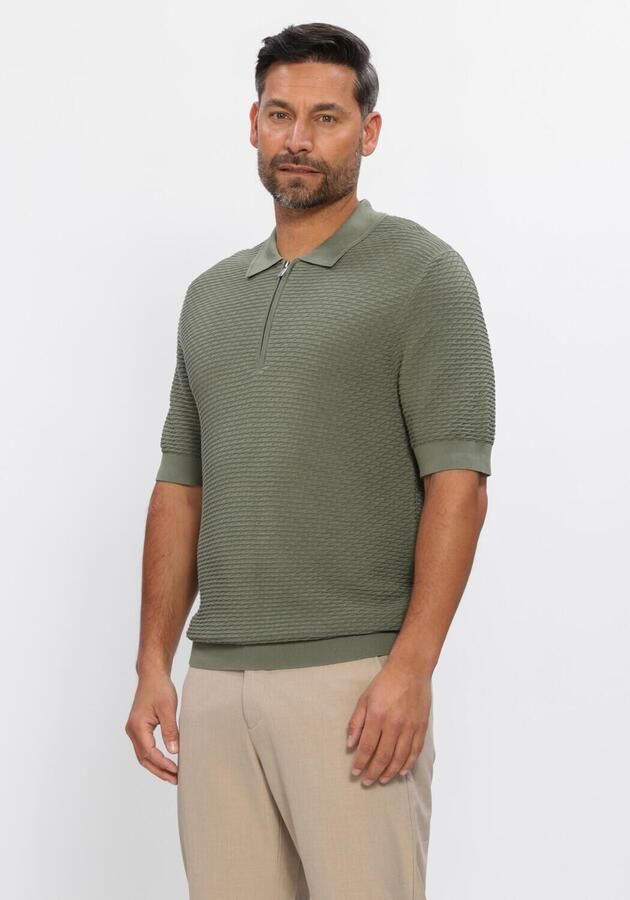 MATINIQUE Heren Polo's & T-shirts Mapolo Knit Olijf