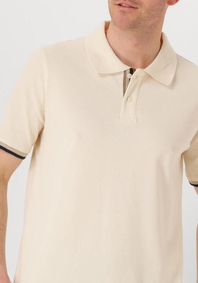 MATINIQUE Heren Polo's & T-shirts Mascout Polo Stripe Beige - Foto 3