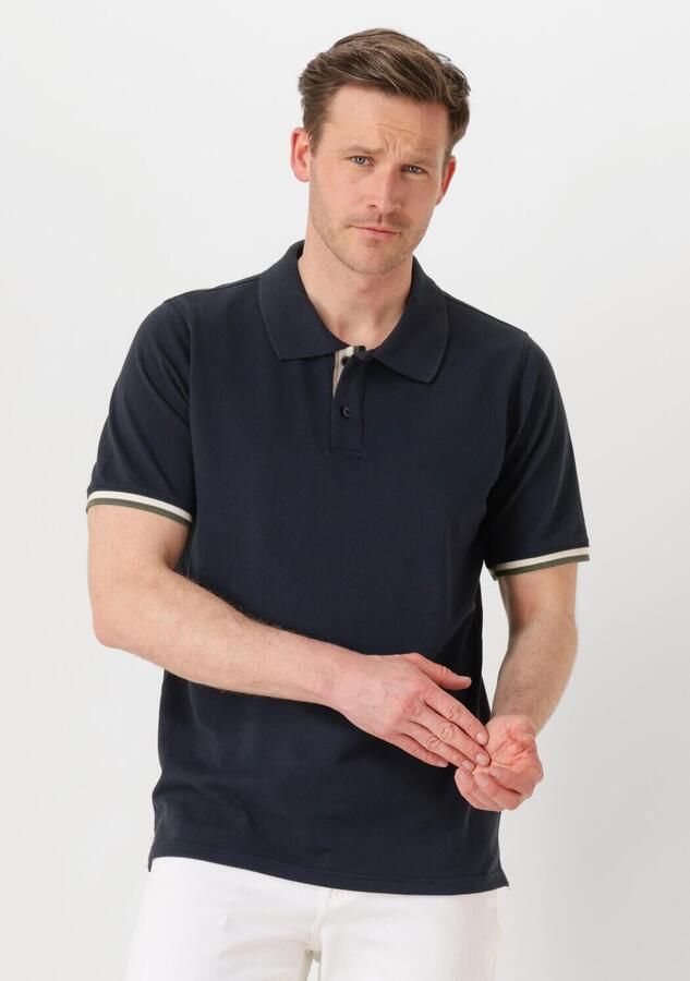 MATINIQUE Heren Polo's & T-shirts Mascout Polo Stripe Donkerblauw - Foto 4