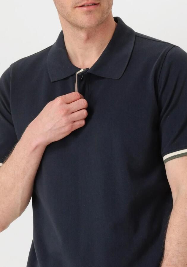 MATINIQUE Heren Polo's & T-shirts Mascout Polo Stripe Donkerblauw - Foto 3