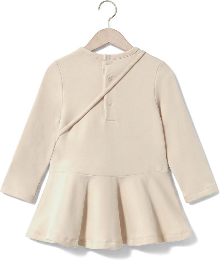 MAYORAL Baby Jurken Combined Dress With Bag Beige - Foto 2