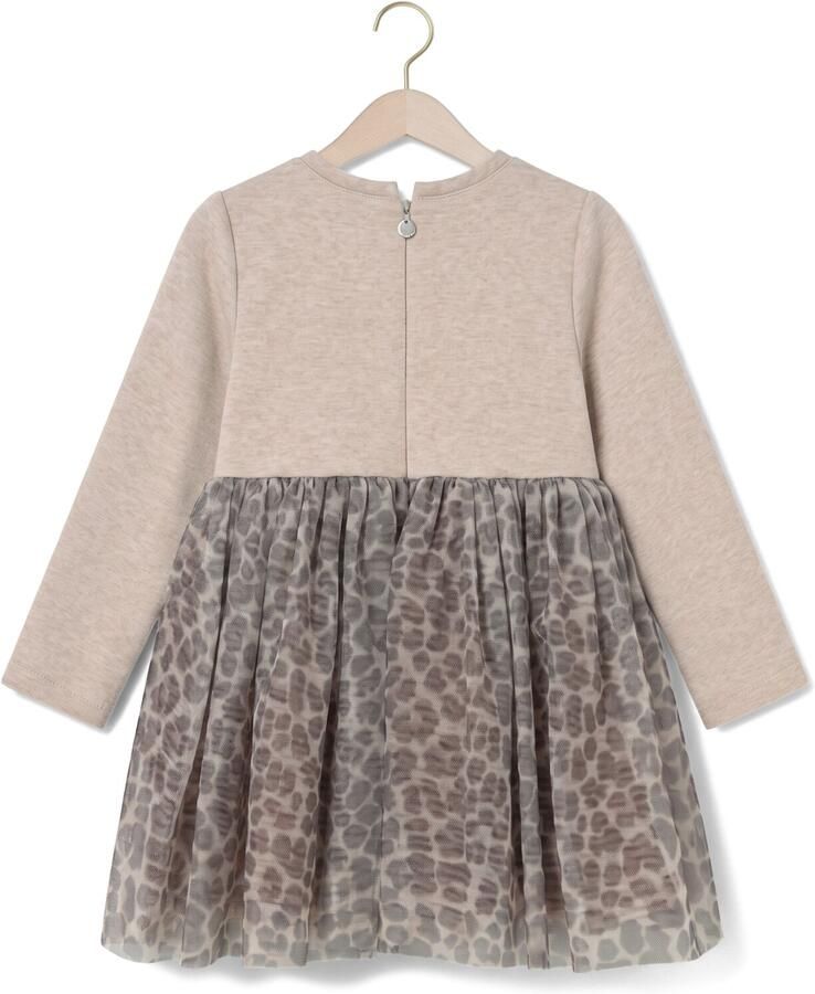 MAYORAL Baby Jurken Knit Tulle Dress Beige - Foto 2