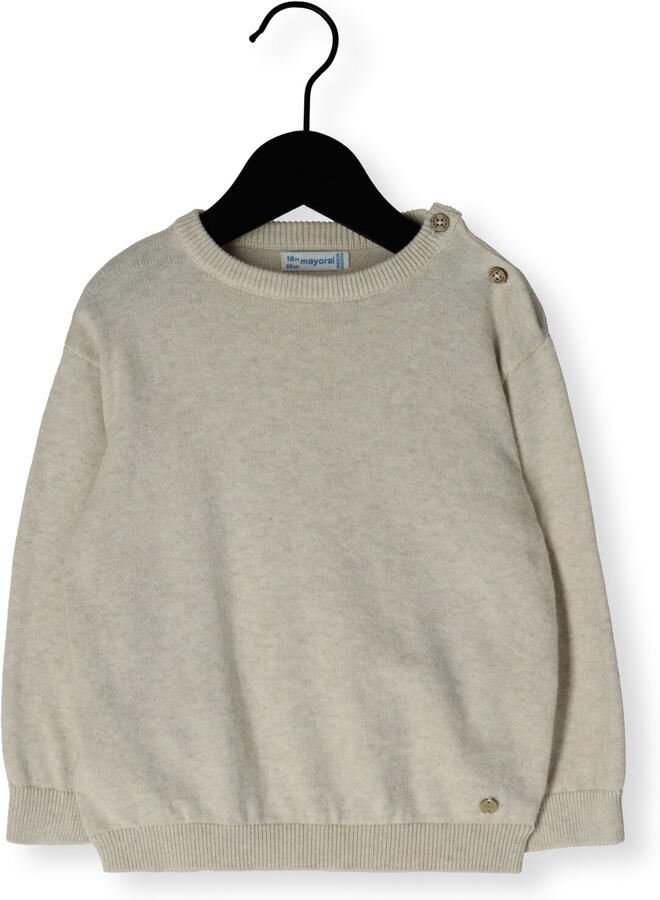 MAYORAL Baby Truien & Vesten Basic Cotton Jumper Bj Ecru