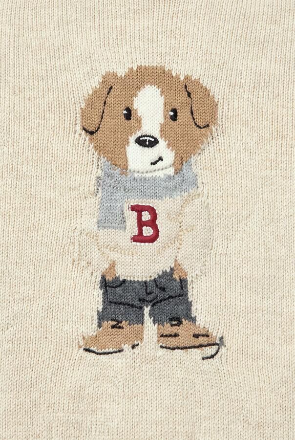 MAYORAL Baby Truien & Vesten Character Intarsia Sweater Ecru - Foto 3