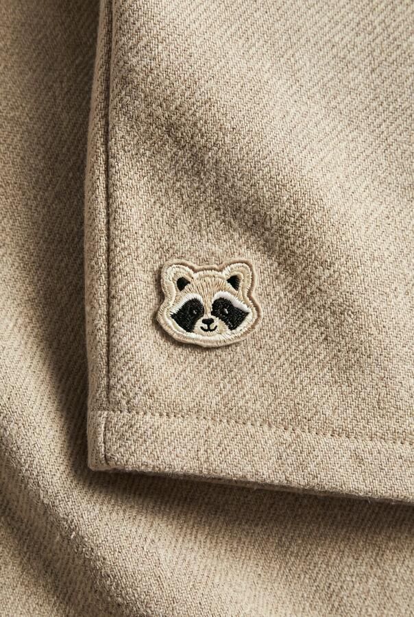 MAYORAL Comfort-knit Overshirt Beige