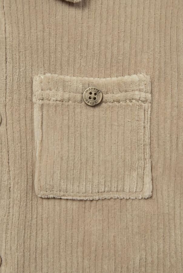 MAYORAL Jongens Overhemden Knit Overshirt Beige