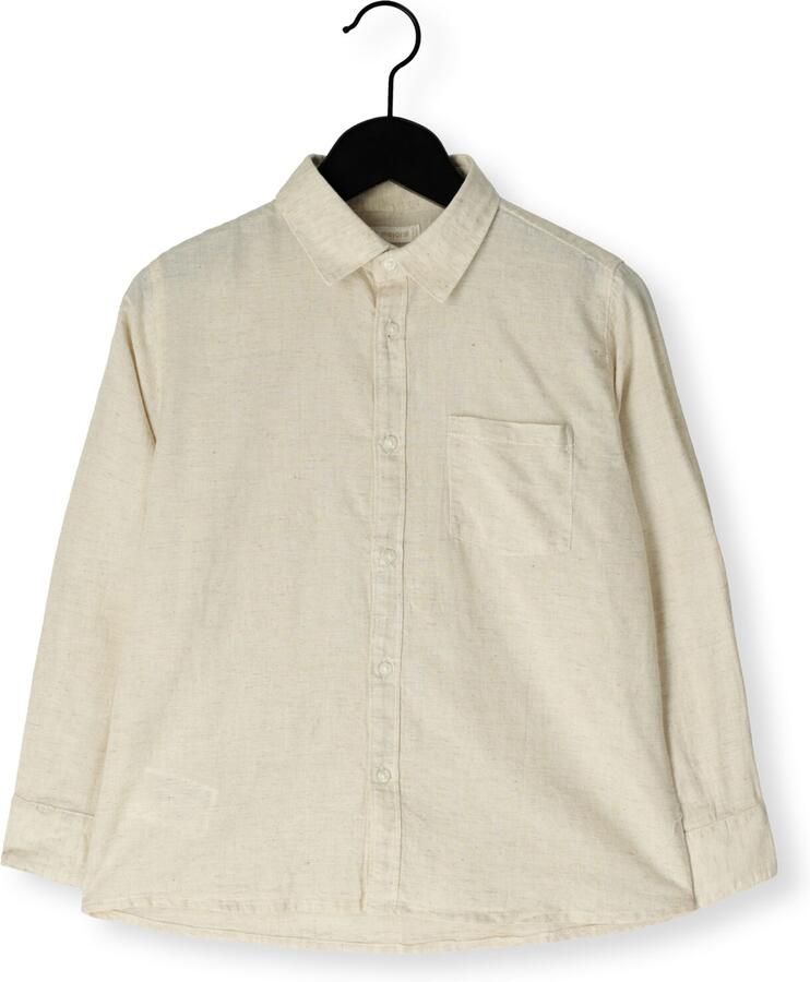 MAYORAL Jongens Overhemden L s Linen Shirt Ecru