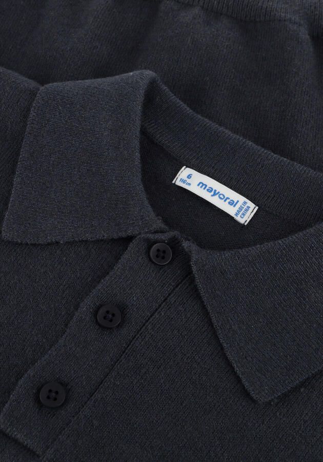 MAYORAL Jongens Polo's & T-shirts L s Knit Polo Antraciet