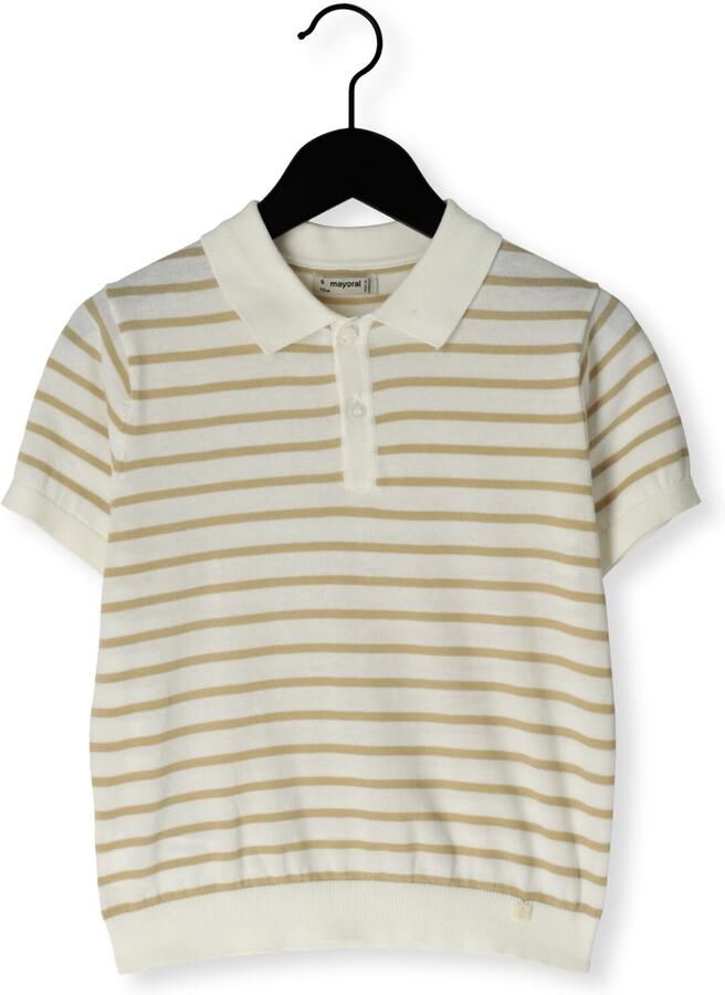 MAYORAL Jongens Polo's & T-shirts S s Polo Creme