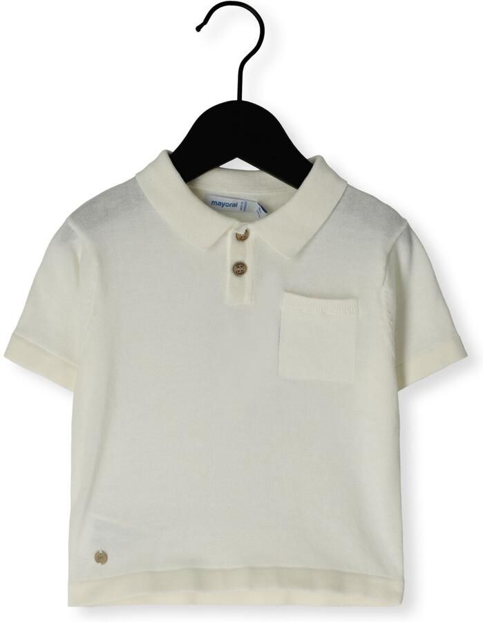 MAYORAL Jongens Polo's & T-shirts S s Polo Creme