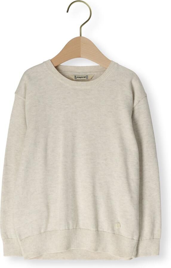 MAYORAL Jongens Truien & Vesten Basic Crew Neck Jumper Creme