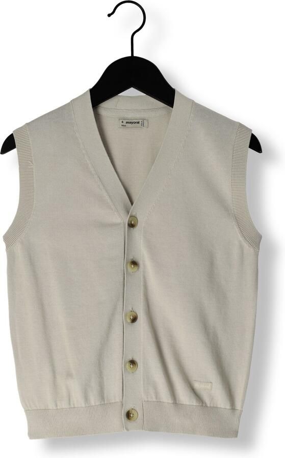 MAYORAL Jongens Truien & Vesten Knitting Vest Beige - Foto 2