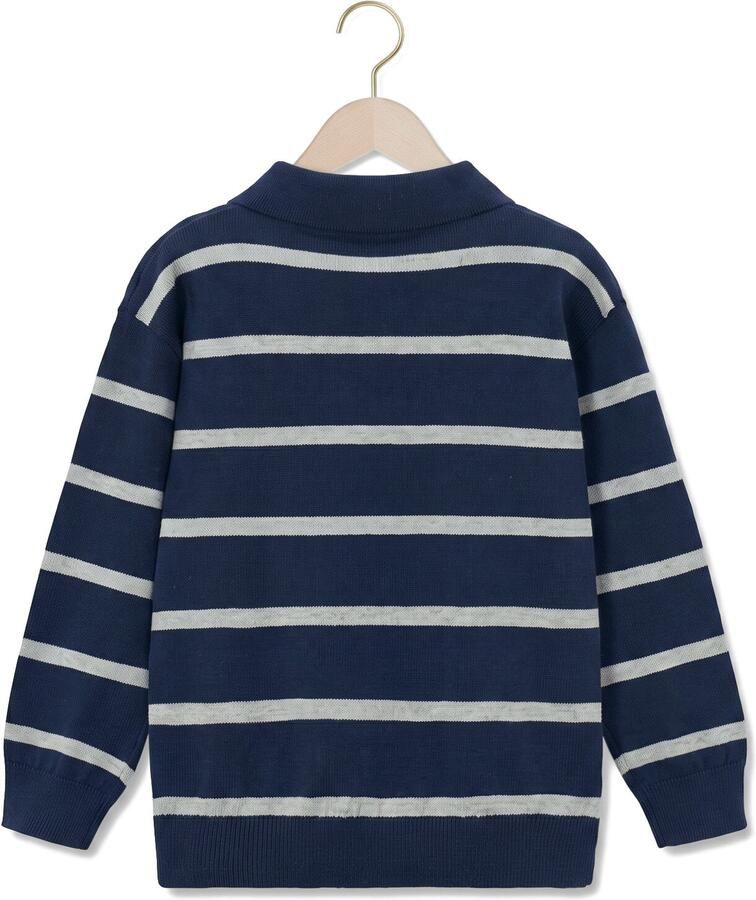 MAYORAL Jongens Truien & Vesten L s Knit Polo Donkerblauw - Foto 2