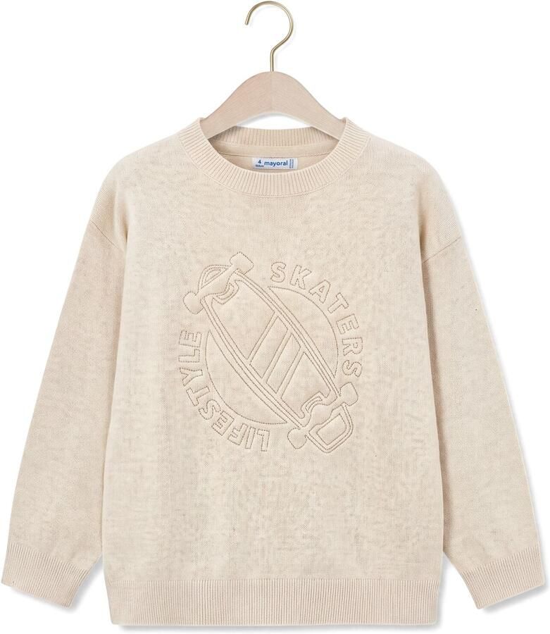 MAYORAL Jongens Truien & Vesten Quilted Sweater Ecru