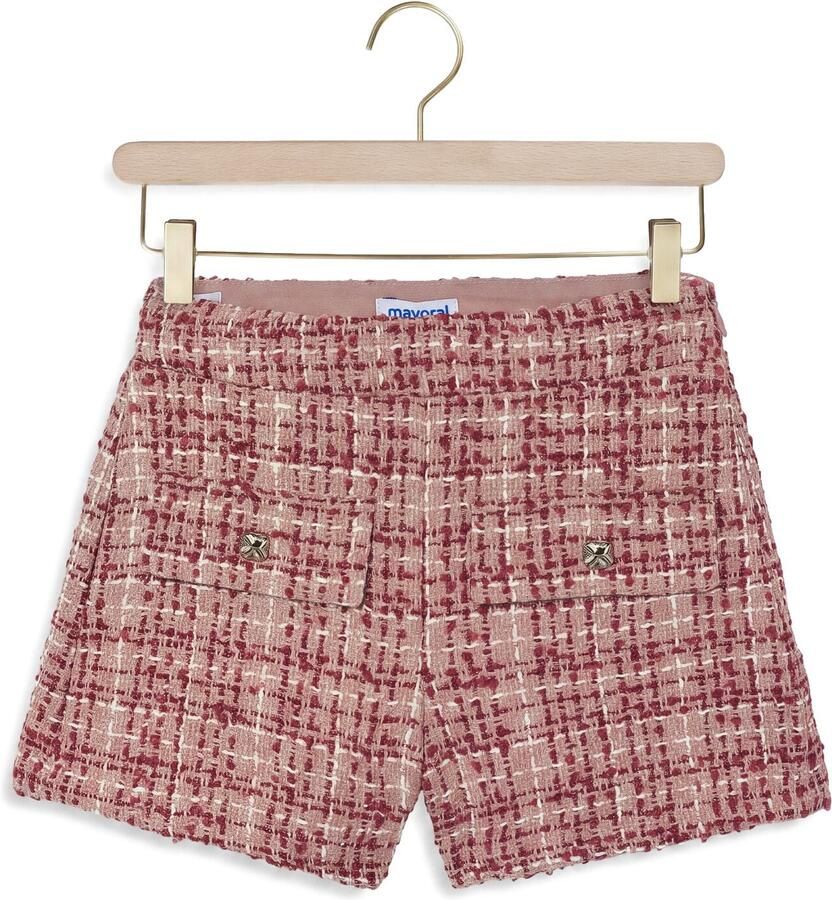 MAYORAL Meisjes Broeken Tweed Shorts Multi
