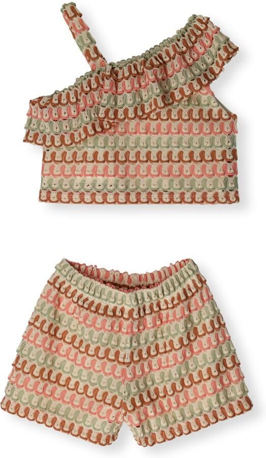 MAYORAL Meisjes Tops & T-shirts Knit Short Set Multi