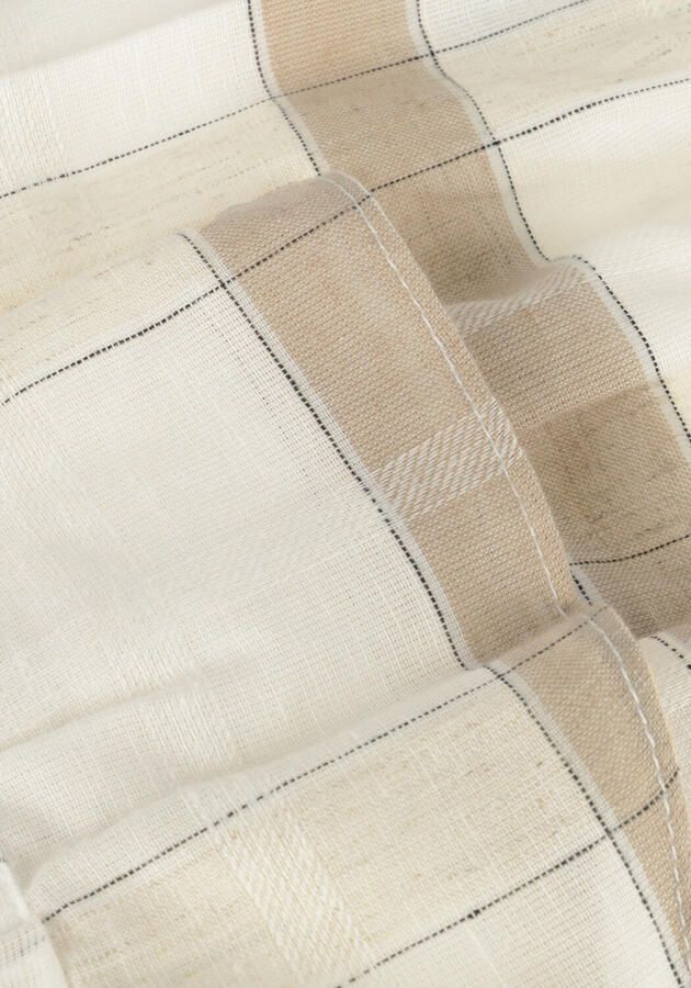 MAYORAL Meisjes Tops & T-shirts Plaid Linen Blouse Beige