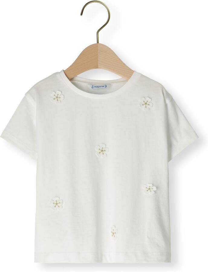 MAYORAL Meisjes Tops & T-shirts S s T-shirt Wit
